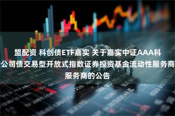 盟配资 科创债ETF嘉实 关于嘉实中证AAA科技创新公司债交易型开放式指数证券投资基金流动性服务商的公告